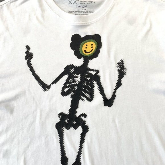 Cactus Plant Flea Market x Kaws Tees - Short Sleeve in White - Picture 4 of 7